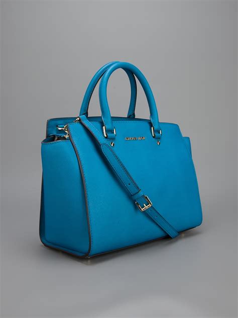 Michael Kors Selma Blue Bags & Handbags for Women